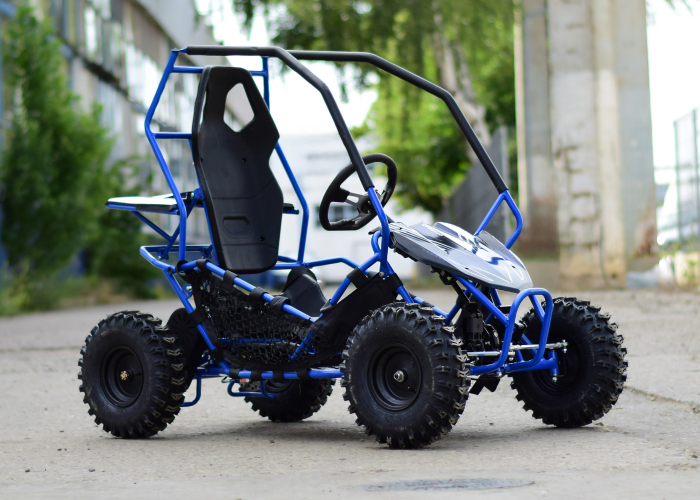 Buggy electric pentru copii NITRO Crosser 1000W 36V #Albastru [3]
