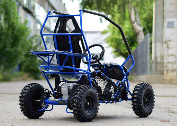 Buggy electric pentru copii NITRO Crosser 1000W 36V #Albastru [4]
