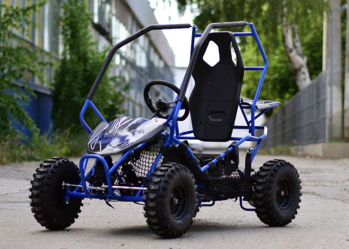 Buggy electric pentru copii NITRO Crosser 1000W 36V #Albastru [2]