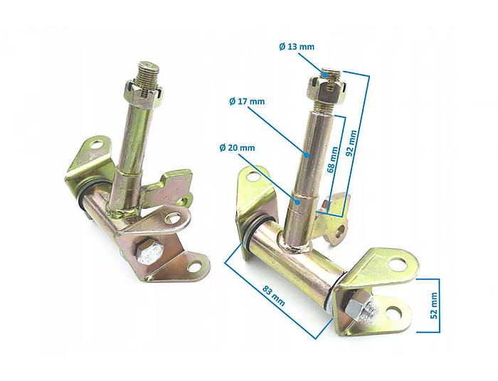 Fuseta roata (stanga si dreapta) pentru 110cc, 125cc, Quad electric [2]