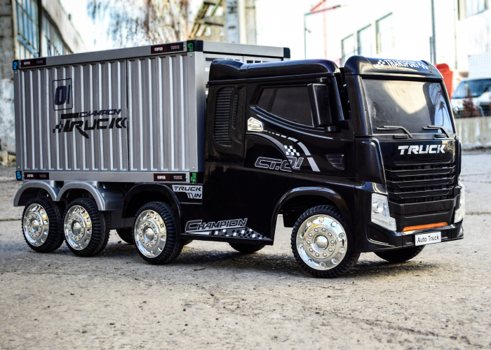 Camion electric pentru copii 2-5 ani cu semiremorca [5]