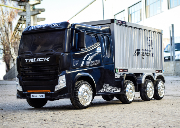 Camion electric pentru copii 2-5 ani cu semiremorca [2]