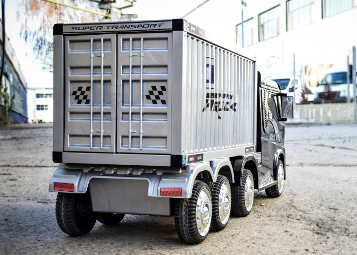 Camion electric pentru copii 2-5 ani cu semiremorca [8]