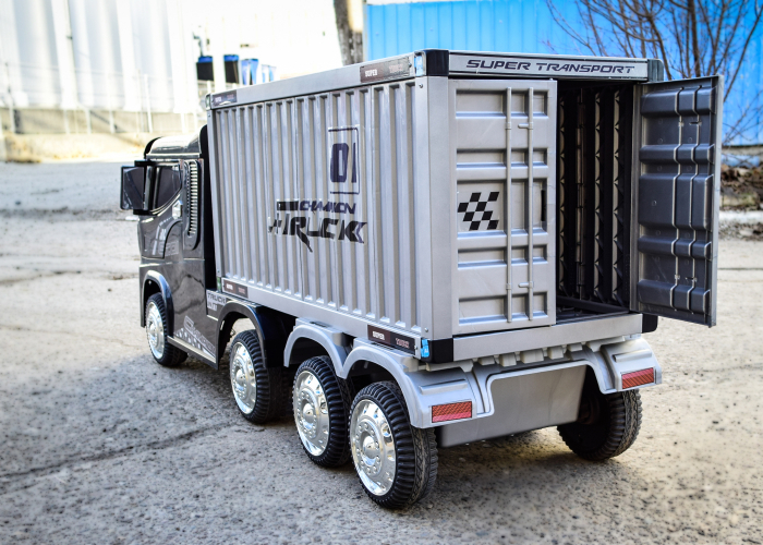 Camion electric pentru copii 2-5 ani cu semiremorca [9]