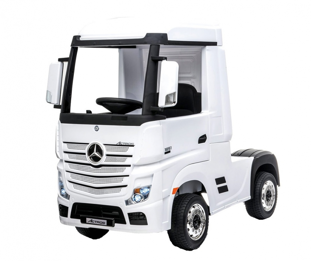 Camion electric Mercedes ACTROS 4x4 180W 12V PREMIUM #Alb [1]