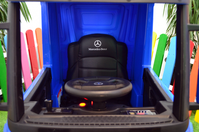 Camion electric copii Mercedes Actros albastru [22]