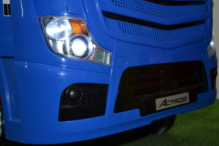 Camion electric copii Mercedes Actros albastru [20]