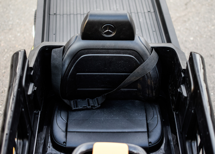 Camion electric + platforma, Mercedes-Benz Axor 90W 12V STANDARD, culoare Galbena [10]