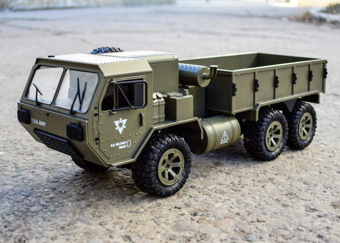 Camion militar de jucarie cu telecomanda P801, US ARMY, scara 1:16 [4]