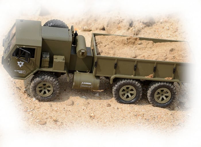 Camion militar de jucarie cu telecomanda P801, US ARMY, scara 1:16 [7]