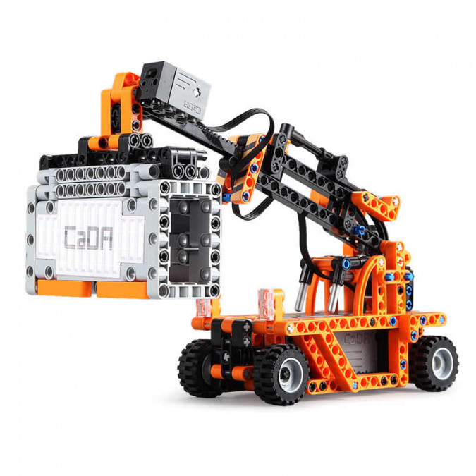 Set constructie pentru copii din 634 piese, 10 in 1 CADA, Camion de jucarie sau alte 9 utilaje [18]