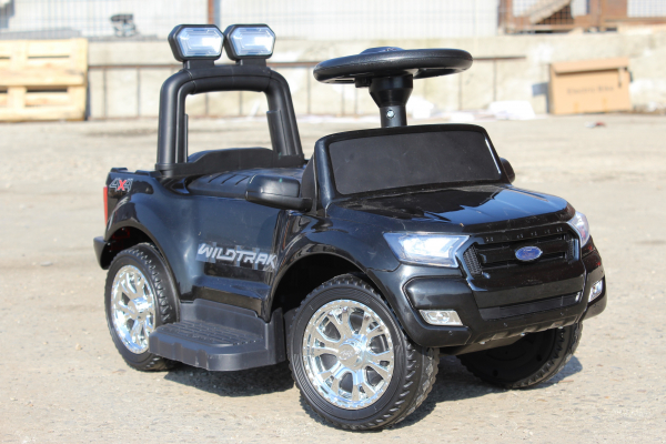 Carucior & masinuta electrica pentru copii 3 in 1 Ford Ranger STANDARD #Negru [11]