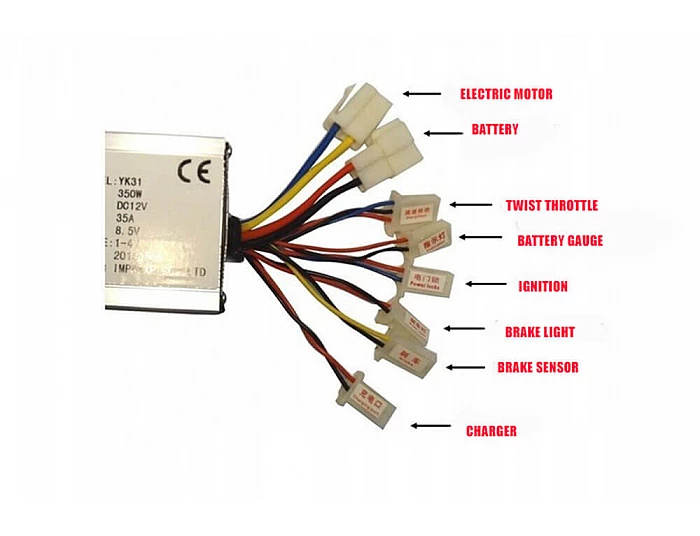 Controler pentru Motor Electric 500W 36V - Scooter, Quad, Dirt Bike [2]