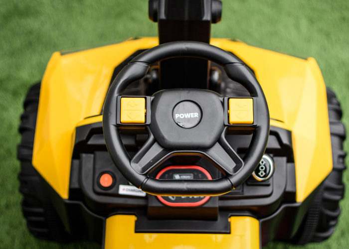 Excavator + bascula electrica Kinderauto Bonet 60W 12V, culoare galbena [11]