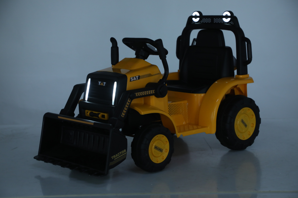 Excavator electric copii  BJTY1066 , 60W, 6V, galbena [4]
