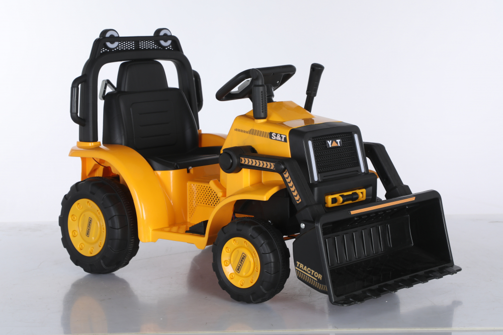 Excavator electric copii  BJTY1066 , 60W, 6V, galbena [2]