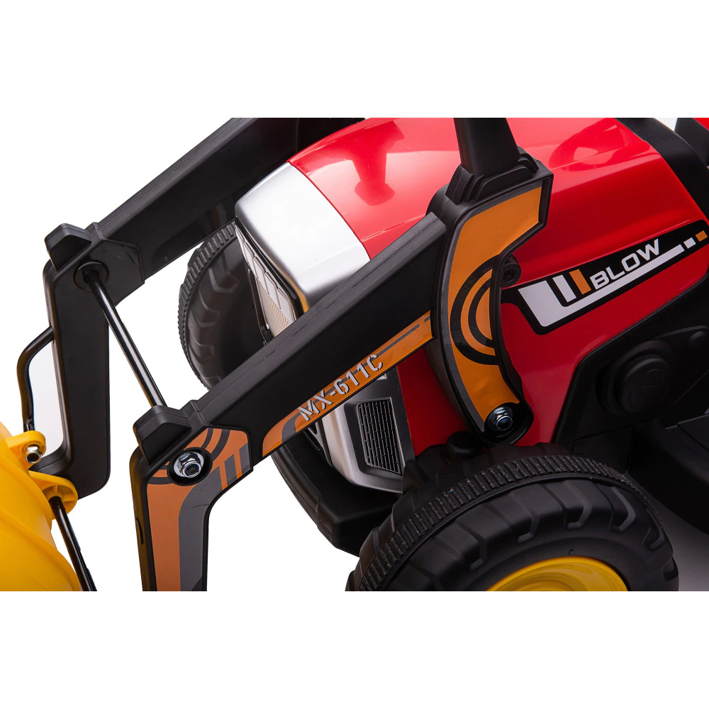 Excavator electric copii  BJ611C, 60W, 12V, rosu [16]