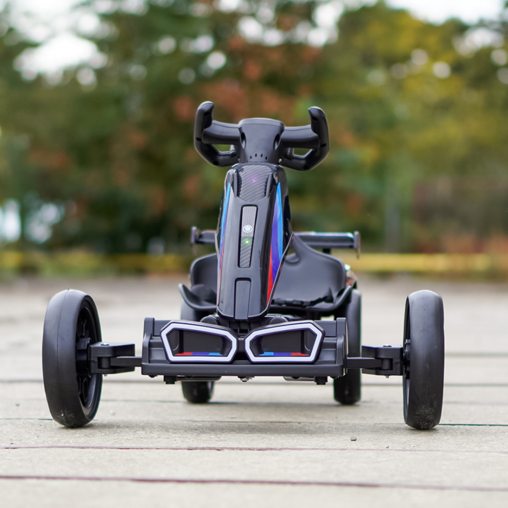 Go-Kart electric recomandat 3-7 ani, 70W, 12V 4.5Ah,  roti moi si telecomanda, negru [3]
