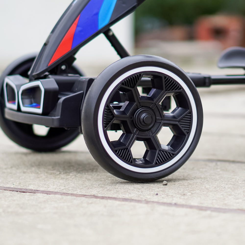 Go-Kart electric recomandat 3-7 ani, 70W, 12V 4.5Ah,  roti moi si telecomanda, negru [11]