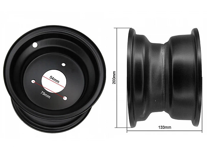 Janta din spate/fata de 7 inch pentru 110cc, 125cc, Quad electric [2]