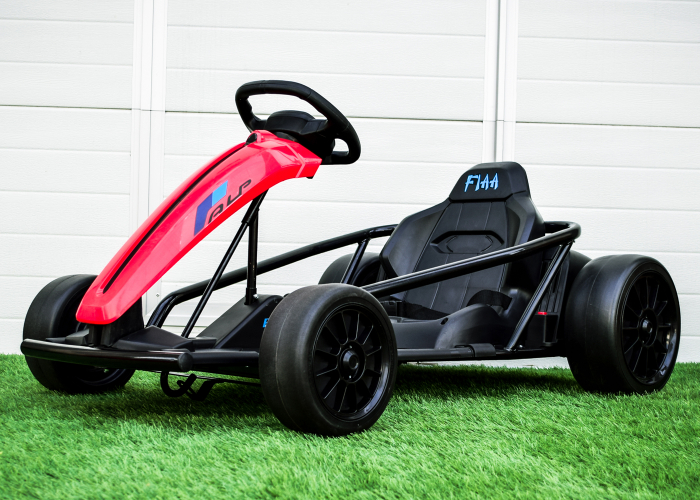 Go Kart electric pentru copii, 500W, roti moi, rosu [9]