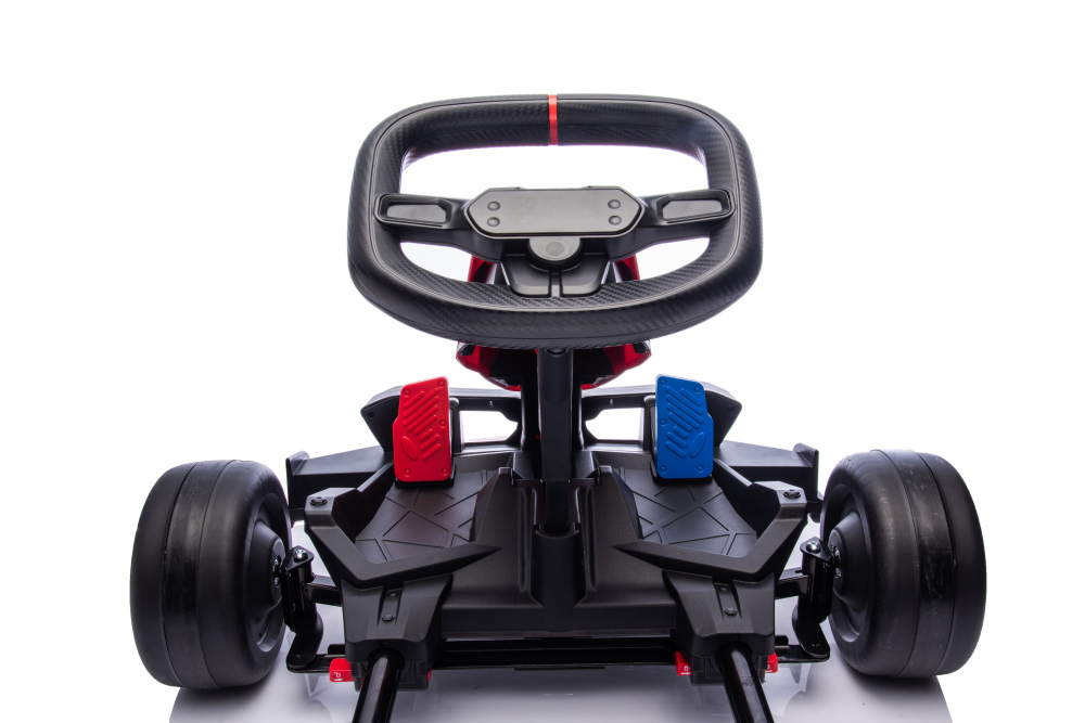 Kart electric pentru copii  BMW Motosport  putere 500W, sasiu ajustabil, rosu [22]