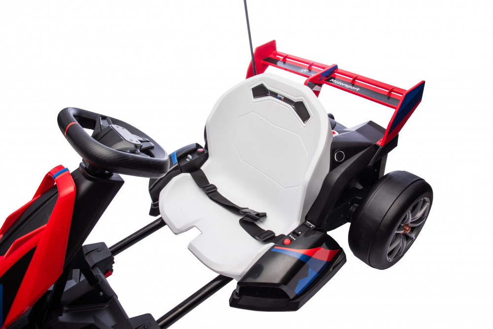 Kart electric pentru copii  BMW Motosport  putere 500W, sasiu ajustabil, rosu [25]