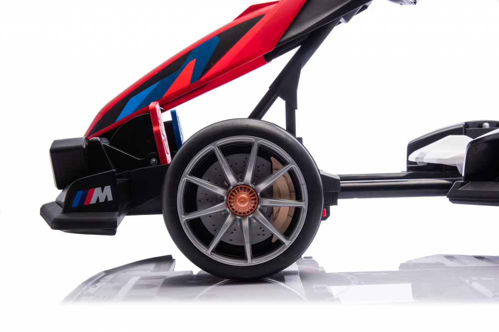 Kart electric pentru copii  BMW Motosport  putere 500W, sasiu ajustabil, rosu [9]