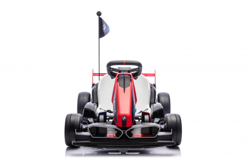 Kart electric pentru copii  BMW Motosport  putere 500W, sasiu ajustabil, rosu [2]