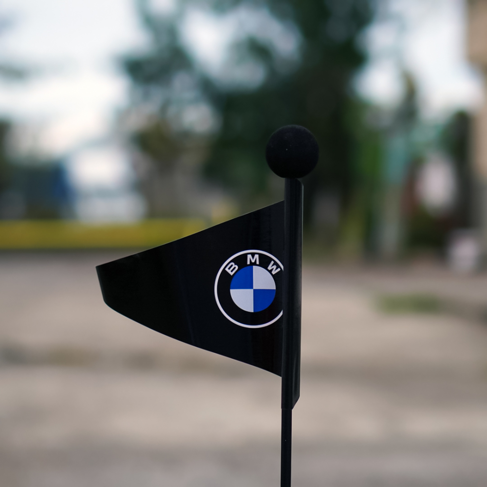 Kart electric pentru copii  BMW Motosport  putere 500W, sasiu ajustabil, Gri [16]