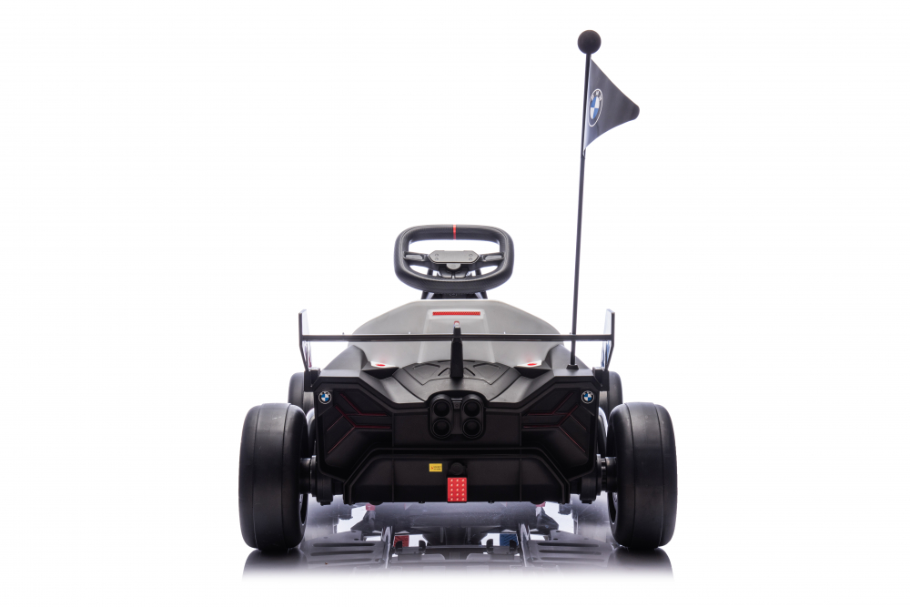 Kart electric pentru copii  BMW Motosport  putere 500W, sasiu ajustabil, Alb [5]