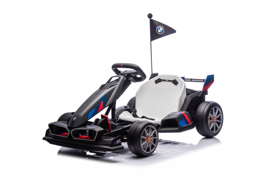Kart electric pentru copii  BMW Motosport  putere 500W, sasiu ajustabil, Gri [10]