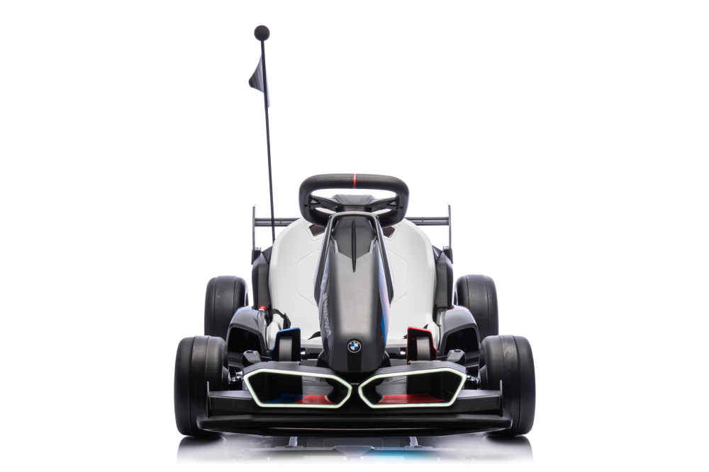 Kart electric pentru copii  BMW Motosport  putere 500W, sasiu ajustabil, Gri [25]