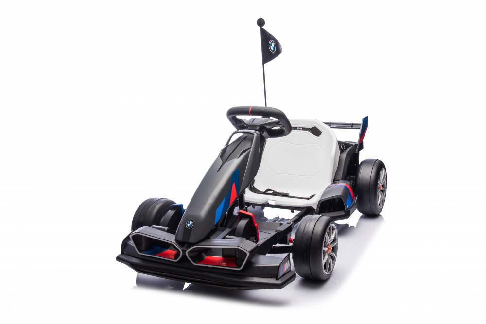 Kart electric pentru copii  BMW Motosport  putere 500W, sasiu ajustabil, Gri [23]