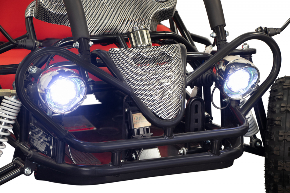 Buggy electric pentru 2 copii NITRO Gokart Hunt 650W 36V 20Ah, culoare albastra [5]