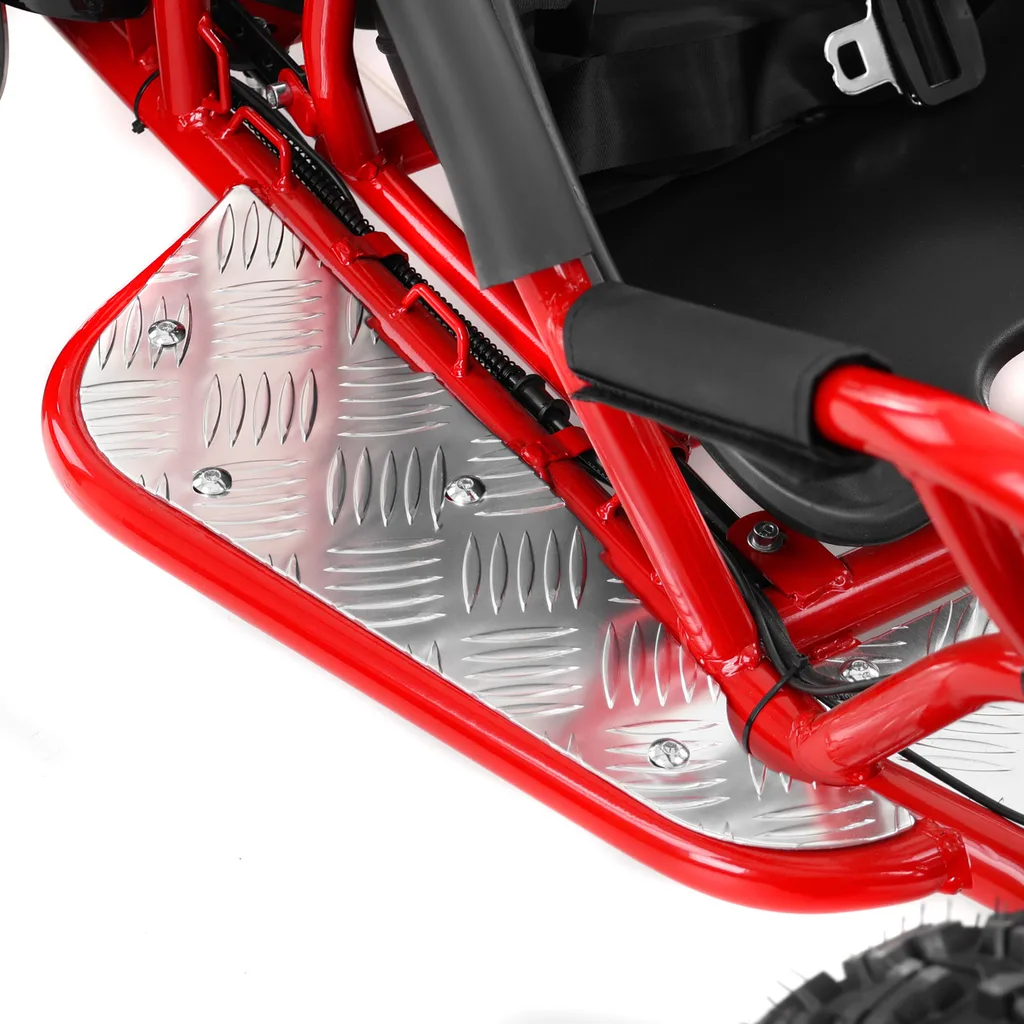 Kart electric pentru copii Kinder ecoGokart 1000W, baterie 48V, culoare rosie [3]