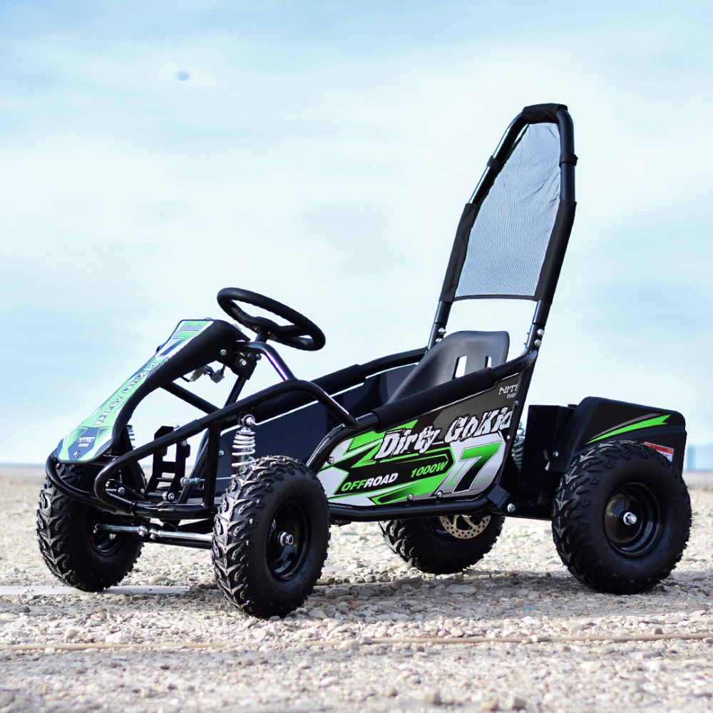 Kart electric pentru copii NITRO GoKid Dirty 1000W 48V #Verde [3]