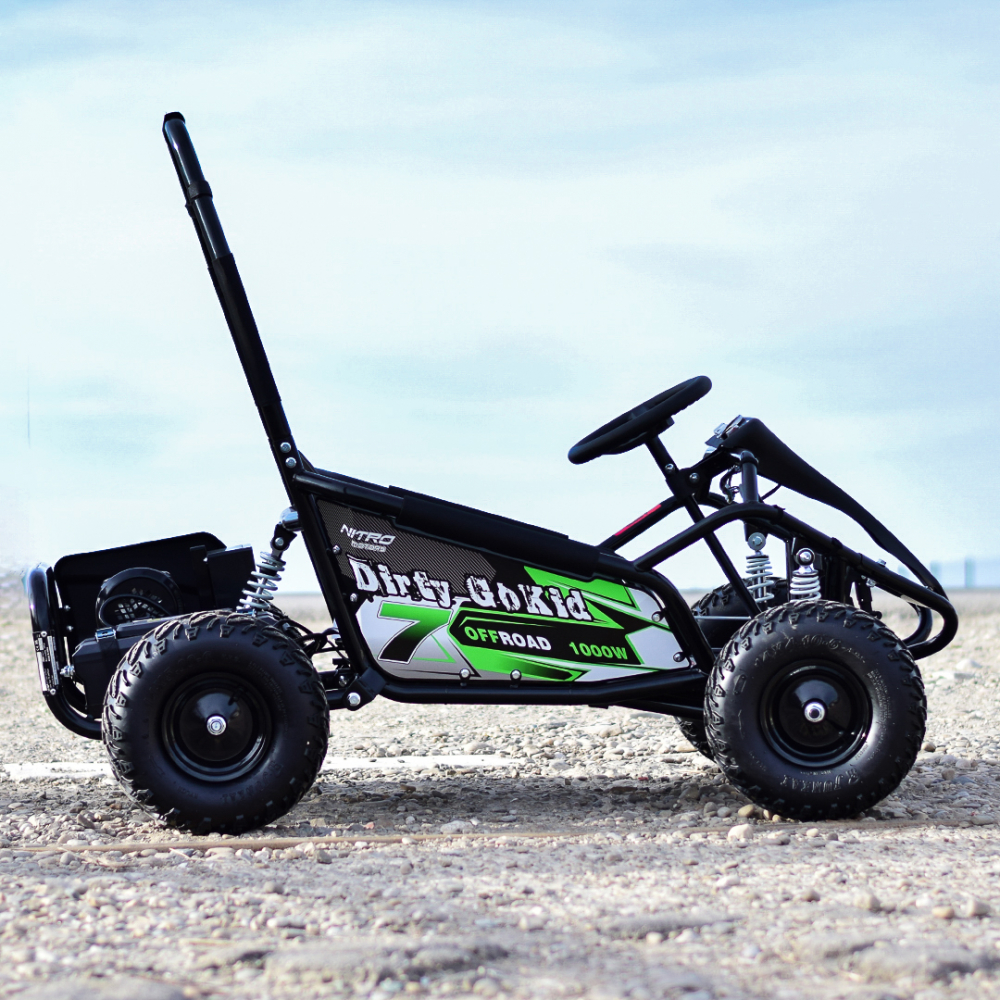 Kart electric pentru copii NITRO GoKid Dirty 1000W 48V #Verde [7]