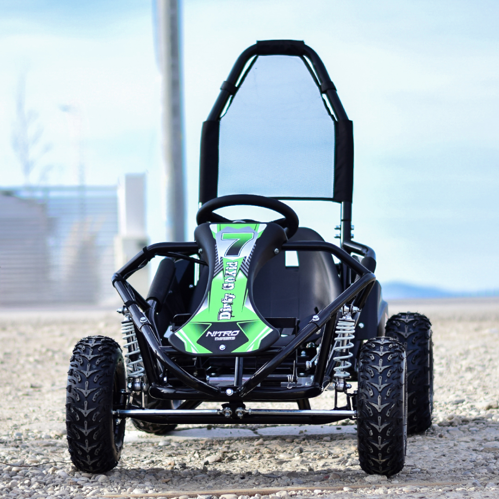Kart electric pentru copii NITRO GoKid Dirty 1000W 48V #Verde [4]