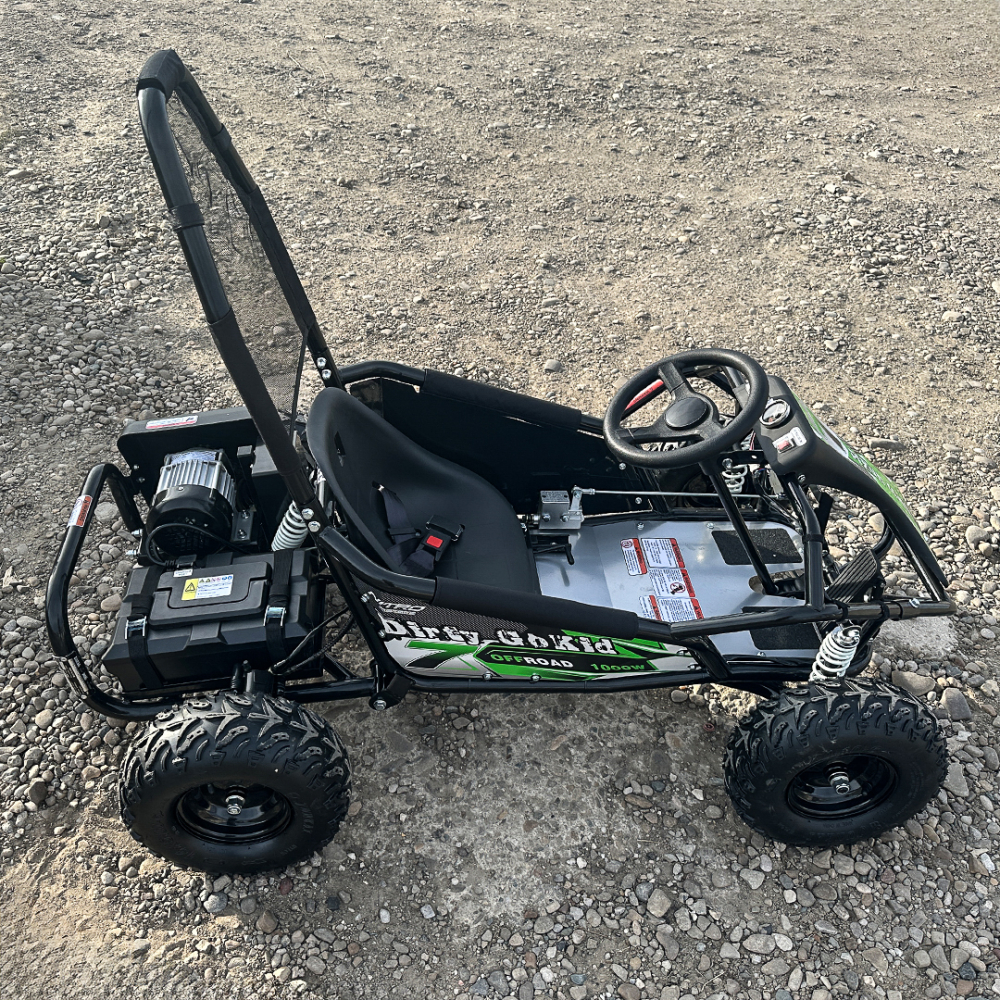 Kart electric pentru copii NITRO GoKid Dirty 1000W 48V #Verde [11]