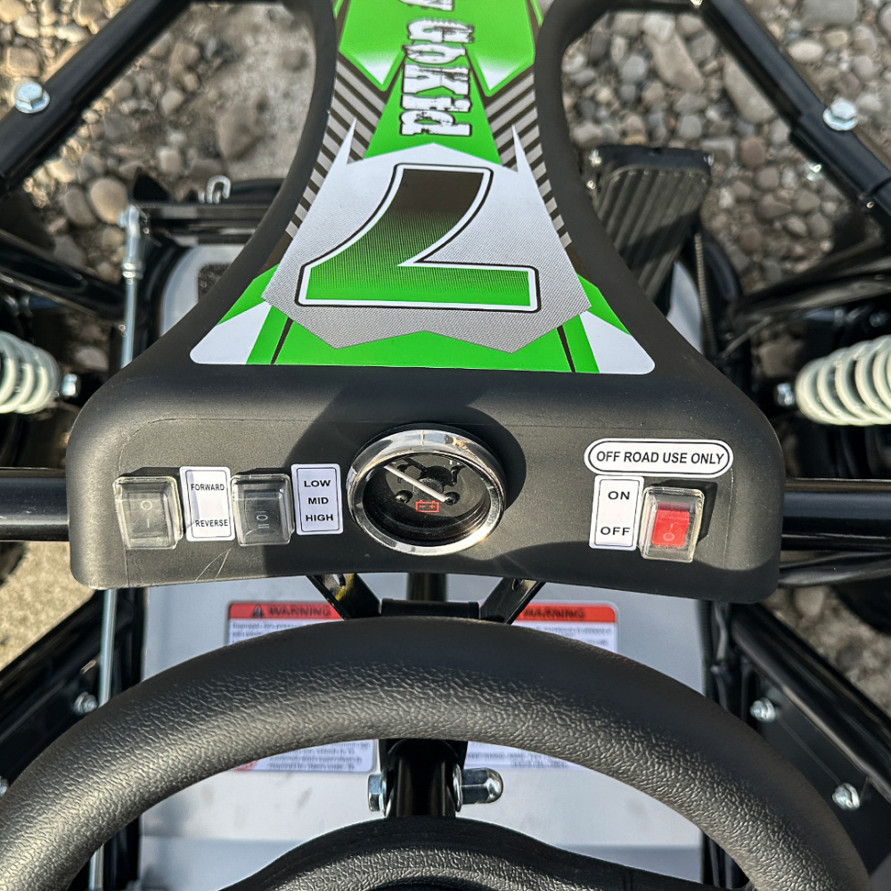 Kart electric pentru copii NITRO GoKid Dirty 1000W 48V #Verde [17]
