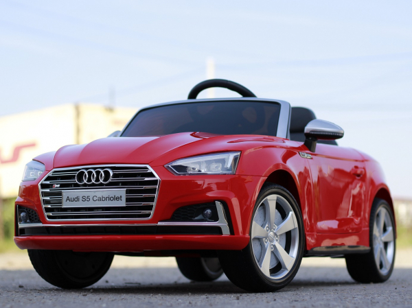 Masinuta electrica copii Audi S5 Cabriolet, rosu [3]