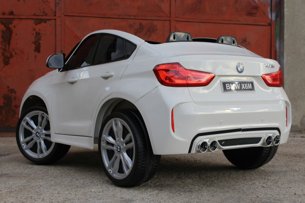 Masinuta electrica BMW X6M 12V XXL PREMIUM #ALB [5]