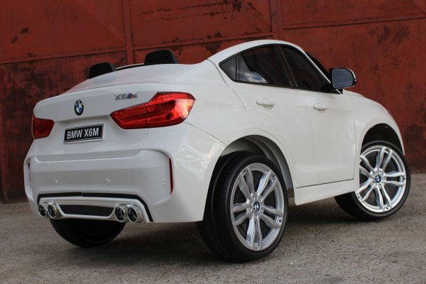 Masinuta electrica BMW X6M 12V XXL STANDARD #Alb [6]