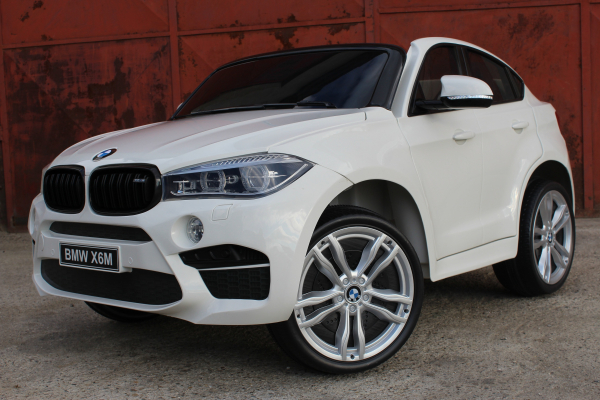 Masinuta electrica BMW X6M 12V XXL STANDARD #Alb [3]