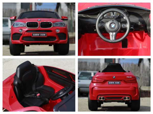Masinuta electrica BMW X6M 2x35W STANDARD #Rosu [9]