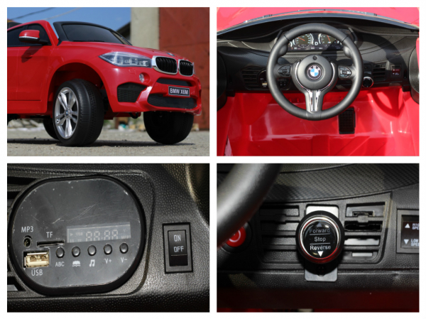 Masinuta electrica BMW X6 premium pentru copii, rosie [7]