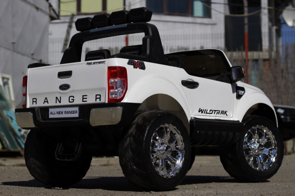Masinuta electrica Ford Ranger 4x4 180W cu ROTI MOI #ALB [5]