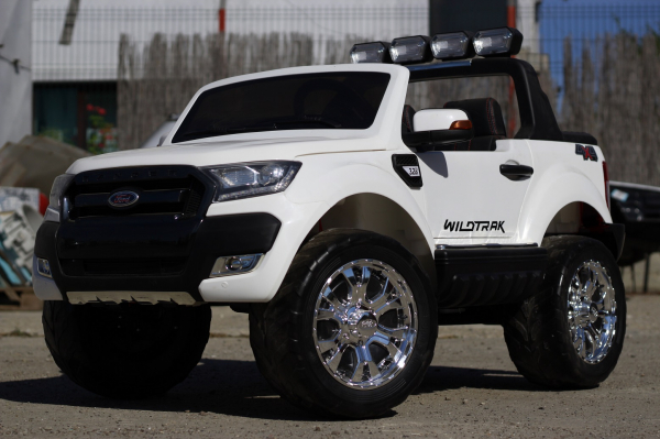 Masinuta electrica Ford Ranger 4x4 180W cu ROTI MOI #ALB [3]