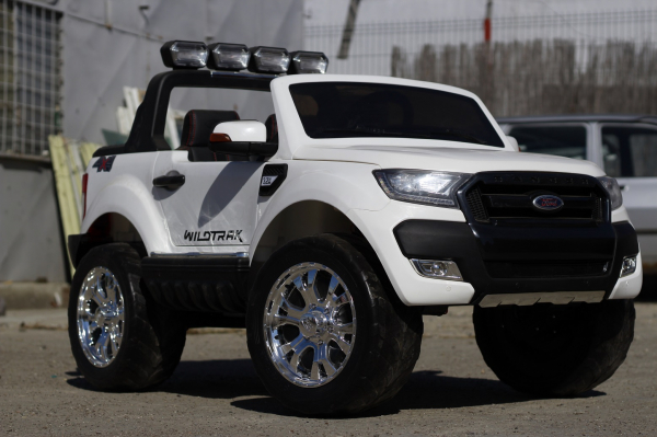 Masinuta electrica Ford Ranger 4x4 180W cu ROTI MOI #ALB [4]